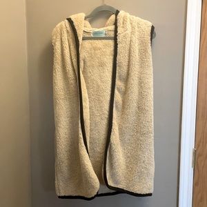 Faux Fur Hooded Vest